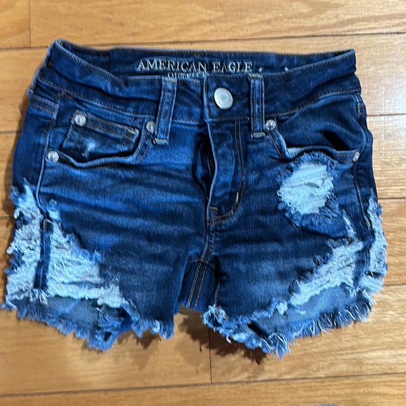 American Eagle blue Jean shorts - Picture 2 of 10